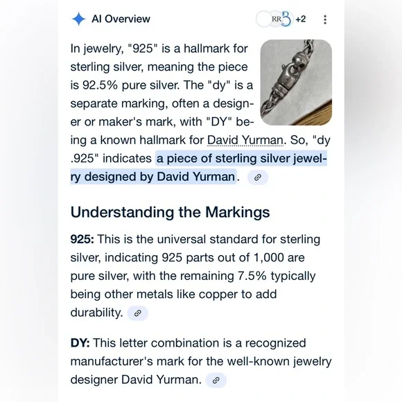 Elegant Silver and Gold Tone Chain Bracelet - Picture 9 of 10